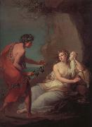 Angelika Kauffmann Bacchus entdeckt die von Theseus Verlasene Ariadne auf Naxos painting